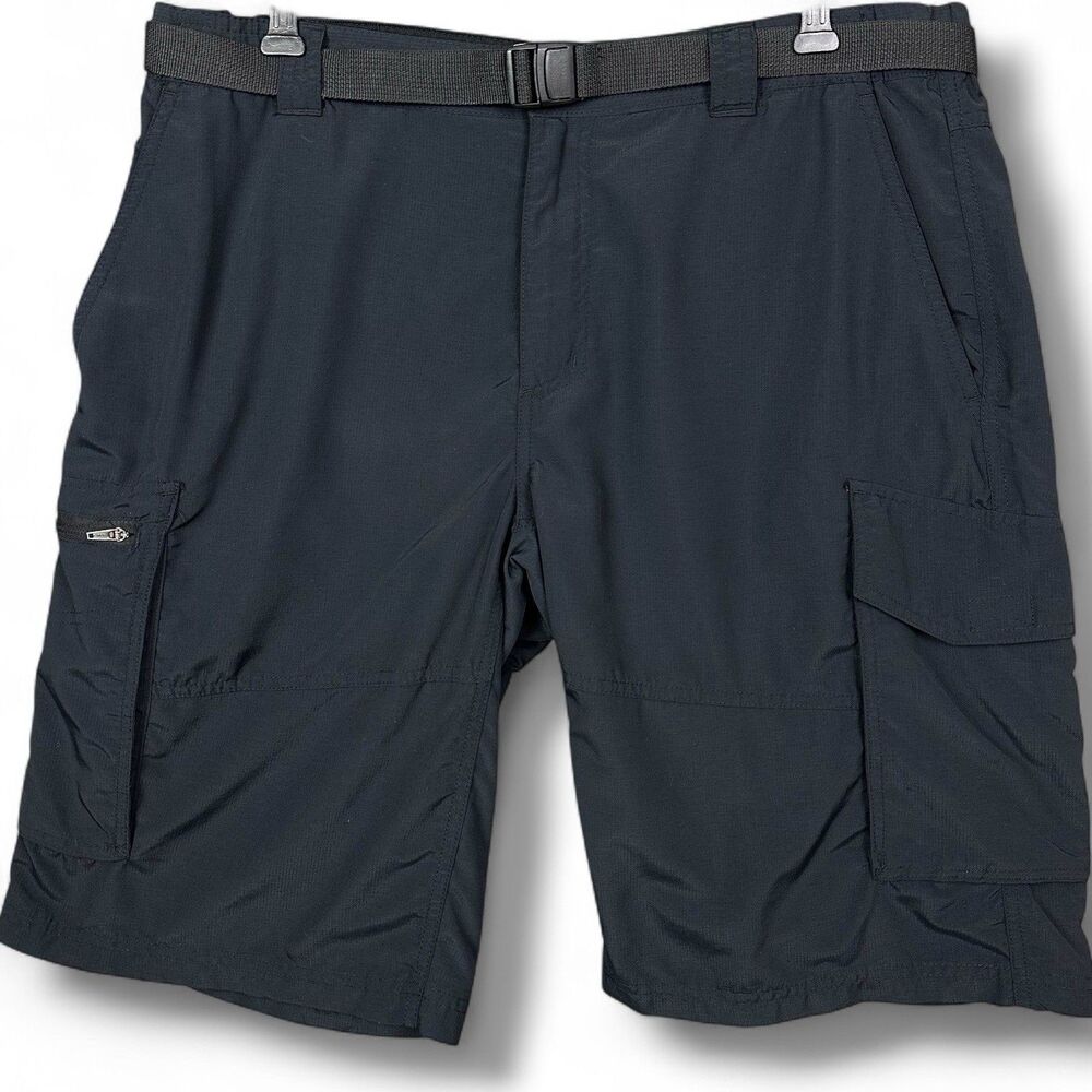 Columbia Shorts Kestrel Trail Cargo w/ BELT Men 36”x12” Nylon Quick Dry Hiking